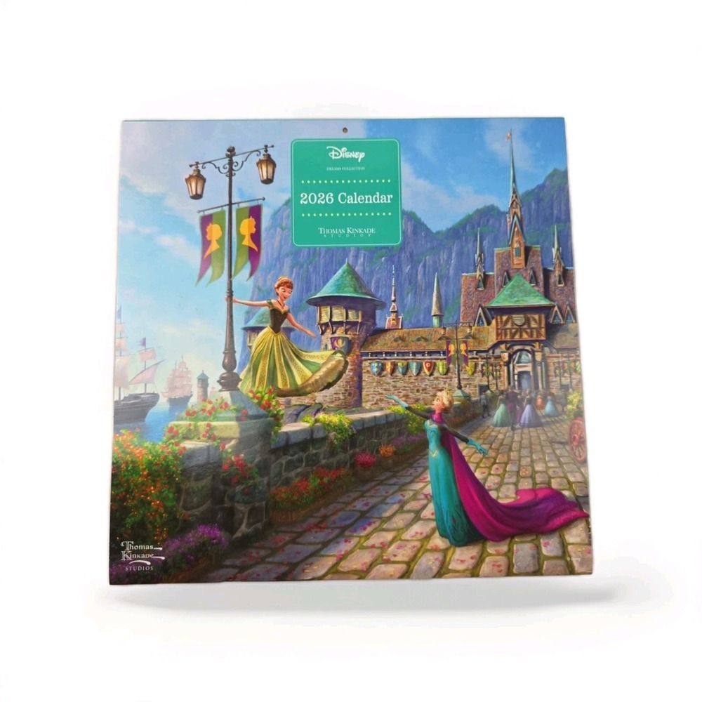 Disney Dreams Collection by Thomas Kinkade Studios 2026 Wall Calendar by Thomas
